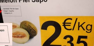 COAG denuncia que Carrefour vende melones de Brasil como españoles