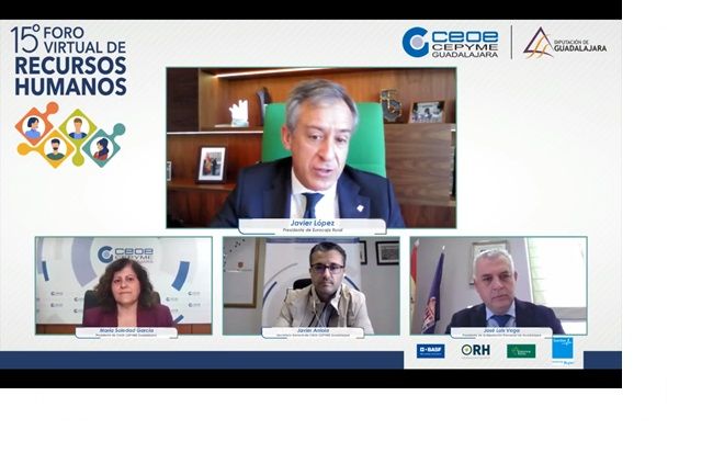 20210513 INTERVENCIÓN PRESIDENTE EUROCAJA RURAL XV FORO RRHH CEOE-CEPYME GUADALAJARA
