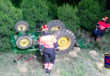 La siniestralidad mortal en el campo se dispara: 49 trabajadores fallecidos hasta agosto vuelco tractor