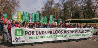 Movilizaciones para evitar más cierres de granjas de vacuno de leche