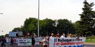 Cientos de personas piden mejor gestión del agua de los ríos Bullaque y Guadiana