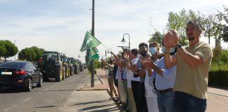 Amplia representación de VOX en la manifestación de ganaderos de Talavera de la Reina