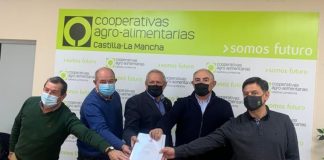 Cooperativas Agro-Alimentarias Castilla-La Mancha, ASAJA, UPA y COAG muestran su unión contra el próximo Plan Hidrológico en el Alto Guadiana