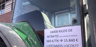 Las frases de la manifestación de agricultores y ganaderos de Cuenca que plasman los problemas del sector