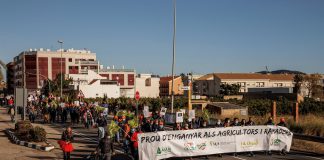 Más de 2.000 agricultores reclaman en Valencia medidas ante la subida de costes