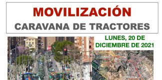 Organizaciones agrarias convocan una manifestación el lunes 20 de diciembre en Cuenca
