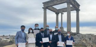 ASAJA de Toledo, en el homenaje de la Diputación de Ávila por ayudar en el incendio de la Sierra de la Paramera