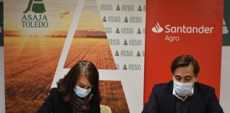 Santander y ASAJA Toledo renuevan el convenio de colaboración para tramitar las ayudas de la PAC