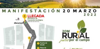 Cooperativas Agro-alimentarias se suma a la manifestación del 20 de marzo en defensa del mundo rural