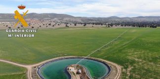 La Guardia Civil interviene por un presunto delito de extracción ilegal de aguas en el río Guadiana