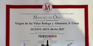 Los vinos de la cooperativa Virgen de las Viñas, de Tomelloso, triunfan en los premios Manojo