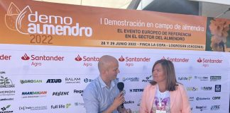 Santander Agro, presente en DemoAlmendro 2022, el evento europeo de referencia en el sector del almendro