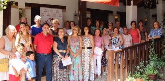 Lola Merino alaba el compromiso de AMFAR con Moral de Calatrava