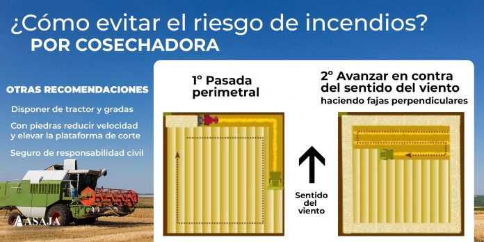 riesgos incendio cosechadora riesgos incendio cosechadora