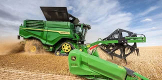Vídeo. X9, la cosechadora con un rendimiento de más de 100 toneladas por hora cosechadora X9