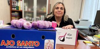 María José Arellano, nueva presidente de la IGP Ajo Morado de Las Pedroñeras