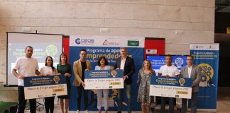 Eurocaja Rural participa en la entrega de premios del ‘V Programa de Apoyo a Emprendedores de Guadalajara’ ceoe guadalajara eurocaja rural