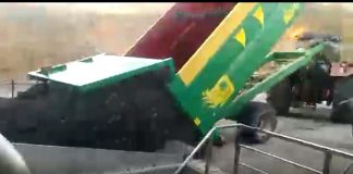 Vídeo: Descarga de uva accidentada descarga accidentada