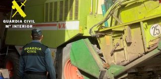 Dos detenidos por robar más de 5.300 litros de gasoil agrícola de cosechadoras robo gasoil cosechadora