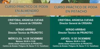 Organizan dos cursos prácticos de poda de almendro y pistacho