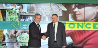 Eurocaja Rural firma un convenio con la ONCE para facilitar la operativa de los vendedores vendedores de la ONCE