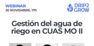 Comunidad de Usuarios de Aguas Subterráneas Mancha Occidental II organiza una jornada on line sobre la gestión del agua de riego en viña y pistacho