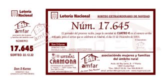 AMFAR reparte 48.000 euros entre las mujeres rurales en el Sorteo de Navidad