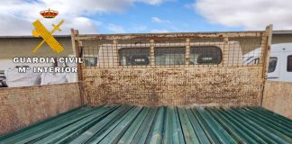 Roban postes de hierro para vallar una finca de Albacete Robo postes