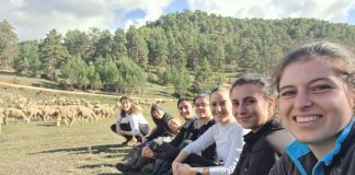 De la facultad al campo, estudiantes de Veterinaria se convierten por un tiempo en pastores trashumantes