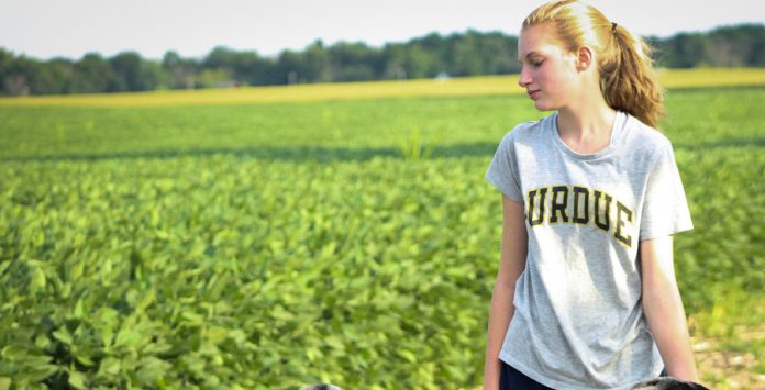joven agricultora joven agricultora