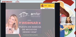 AMFAR ofrece algunas claves de éxito para emprender negocios a través del teletrabajo