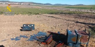 Once detenidos por robos de cobre de transformadores eléctricos de explotaciones agrícolas