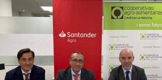 Cooperativas Agro-alimentarias Castilla-La Mancha y Banco Santander renuevan su convenio de colaboración para seguir impulsando la competitividad de las cooperativas Banco Santander
