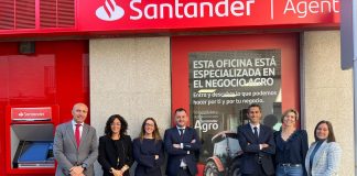 Banco Santander inaugura un Córner Agro en Bolaños de Calatrava Córner Agro