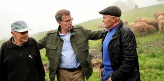 Feijóo asegura a los ganaderos que el PP sacará al lobo de las especies protegidas