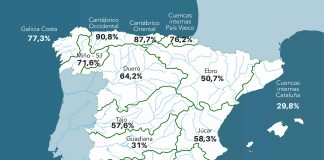 Pasadas las lluvias, la reserva hídrica española vuelve a bajar reserva hídrica española