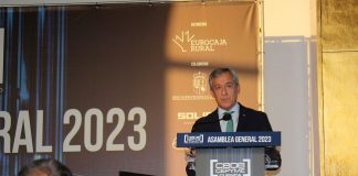 Eurocaja Rural respalda al empresariado conquense en la Asamblea General de CEOE CEPYME Cuenca Javier López Martín