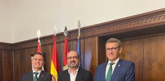 Eurocaja Rural transmite al alcalde de Ponferrada (León) su implicación y compromiso con el territorio Eurocaja Rural