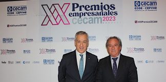 Eurocaja Rural, junto a los empresarios en los XX Premios CECAM