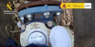 SEPRONA y Confederación Hidrográfica del Guadiana detectan numerosas infracciones en las captaciones de aguas subterráneas para riegos caudalímetro SEPRONA