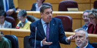 Luis Planas defiende que el precio del gasóleo agrícola es «notablemente inferior» al de 2022 a una pregunta sobre su bonificación Luis Planas