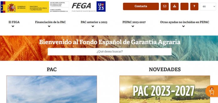 web del FEGA