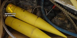 La Guardia Civil neutraliza dos cohetes anti granizo potencialmente peligrosos en una finca agropecuaria cohetes granífugos