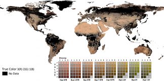 Elaboran el primer mapa mundial del color del suelo mapa mundial del color del suelo