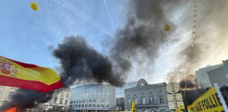 Agricultores europeos exigen en Bruselas cambios en la PAC TRACTORADA BRUSELAS