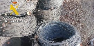 Un detenido y un menor investigado por el hurto de 1.000 kilos de alambre en una finca agropecuaria robo alambre