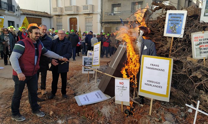 manifestación agricultores