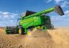 Las estimaciones de la cosecha de cereales siguen cayendo cosechadoras de sacudidores