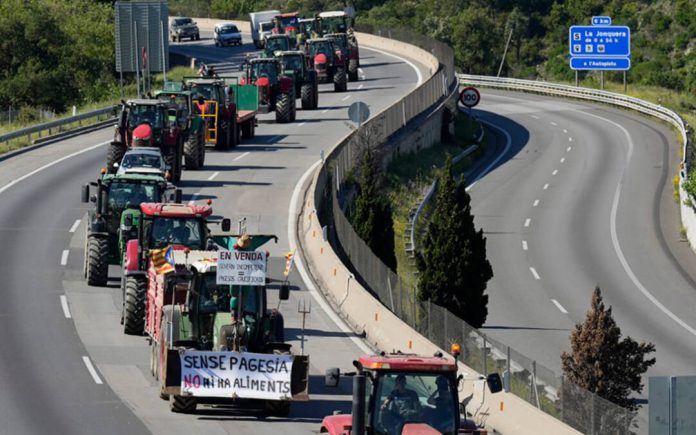 protestas de agricultores