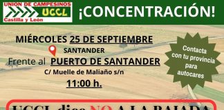 Se manifestará en el puerto de Santander en contra de los bajos precios de los cereales